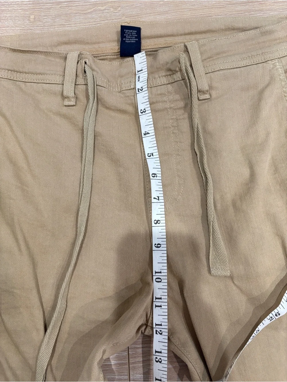 True Religion Men's Khaki Cargo Joggers